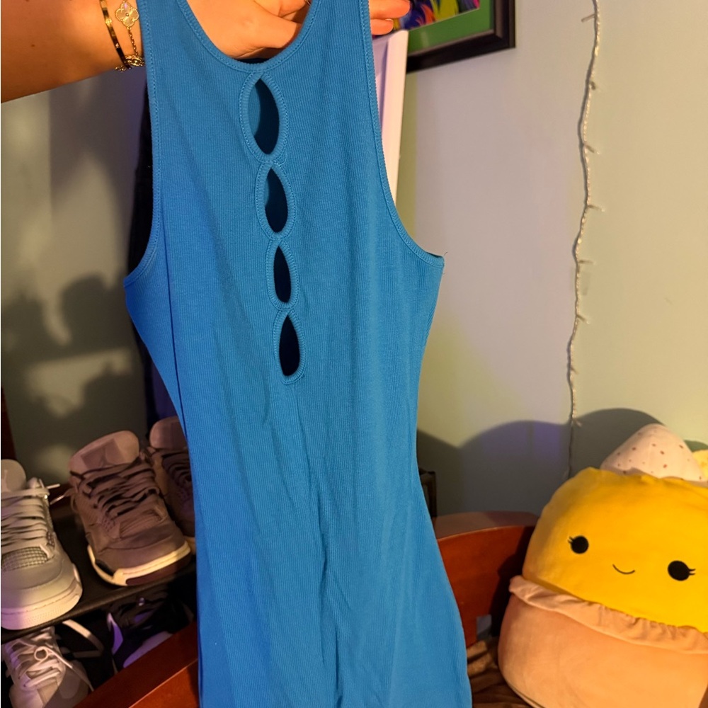 Garage Vibrant Blue Mini Dress